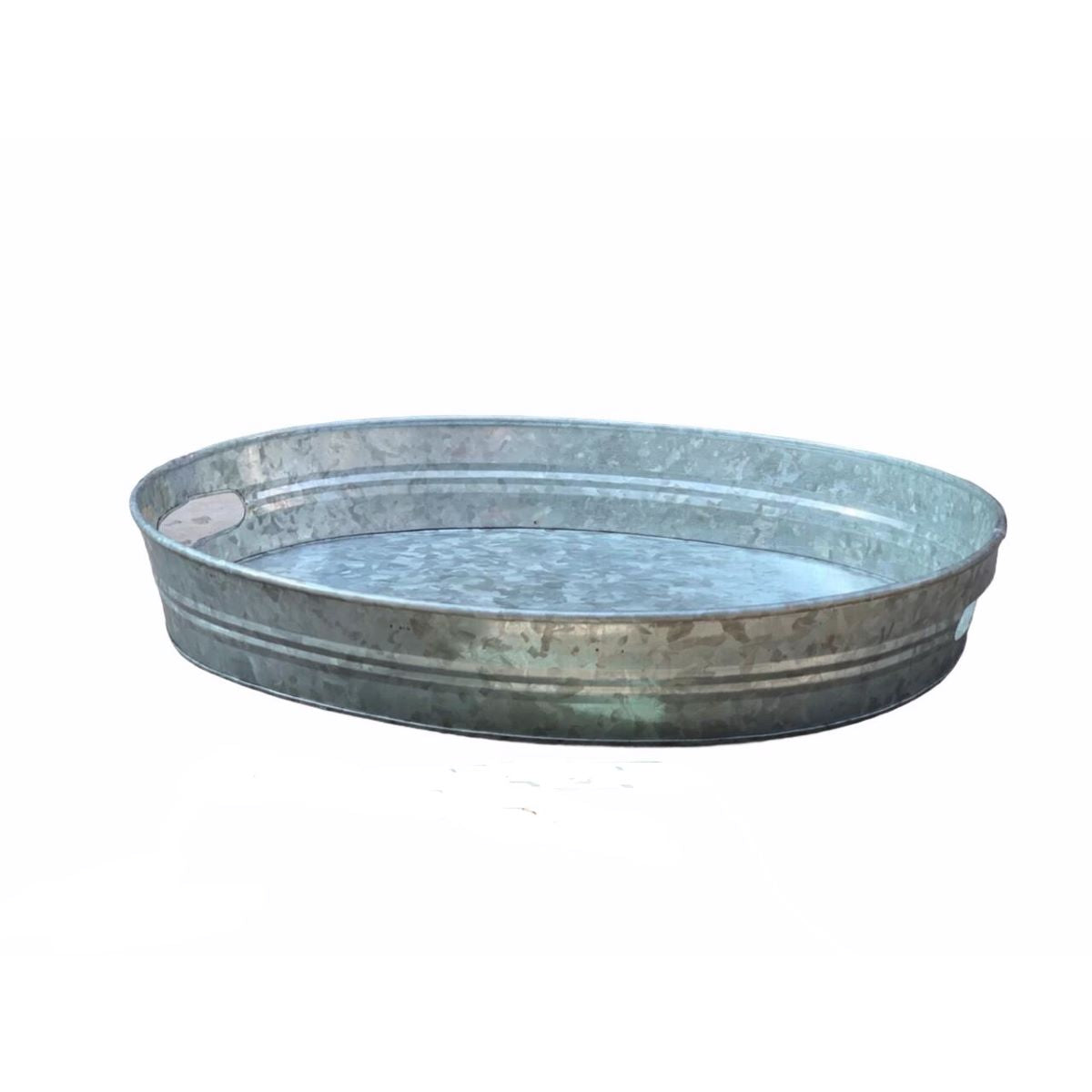 Bandeja galvanizada ovalada