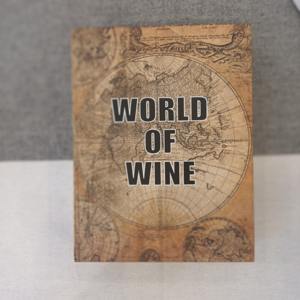 Caja libro set vino